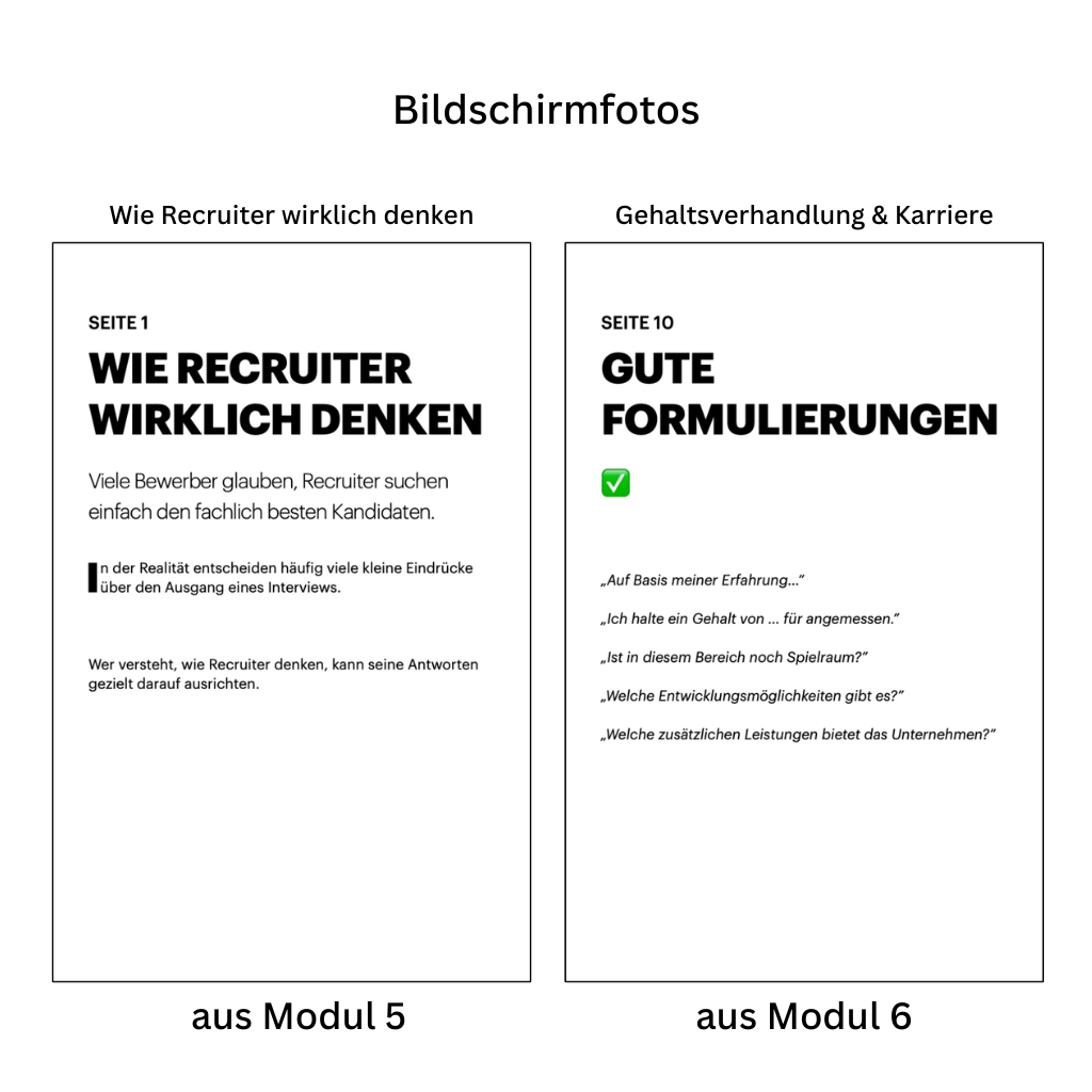 Master (alle 6 Module) + Bonus Beispiele
