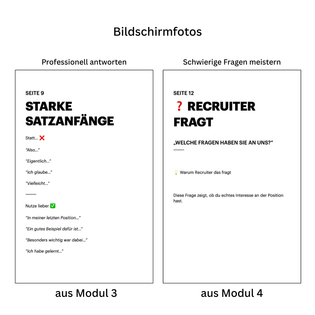 Master (alle 6 Module) + Bonus Beispiele